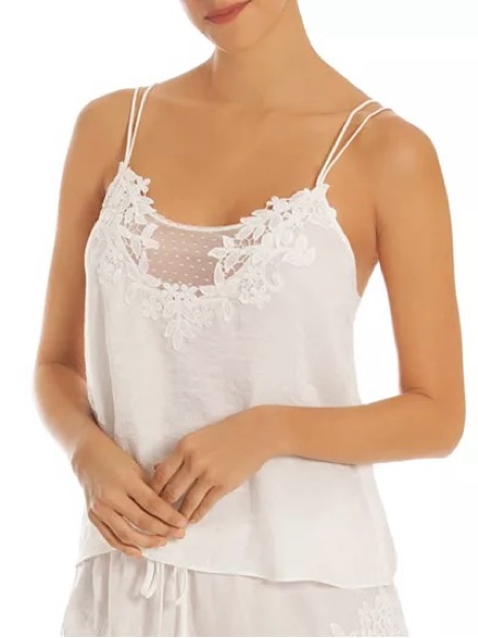 Nwt In Bloom By Jonquil Satin Cami White M